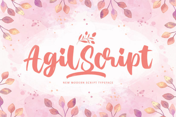Agil Script: A Playful Typeface for Small Business Branding