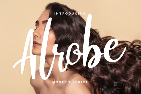 Alrobe Script: The Elegant Font for Small Business Branding