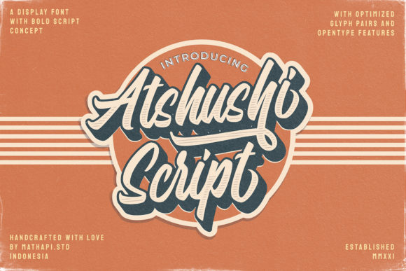 Atshushi Script: A Bold Handwritten Typeface Review