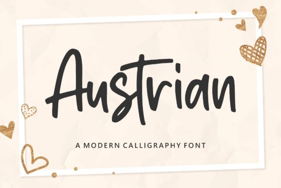 Austrian Script: A Refined Handwritten Typeface for Editorial Design