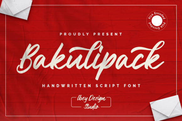 Bakulipack Script: A Playful Font for Your Brand