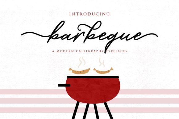 Barbeque Script: A Delicate Typeface for Elegant Branding