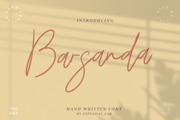 Barsanda Script: A Premium Font for Web Design