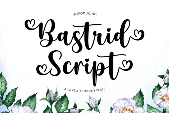 Bastrid Script: A Refined Typeface for Brand Identity