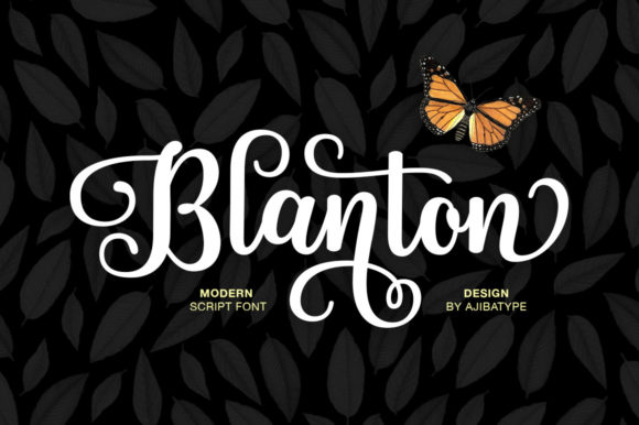 Blanton Script: A Refined Typeface for Editorial Elegance