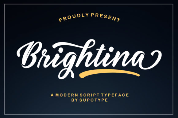 Brightina Script: A Review of This Playful Handwritten Typeface