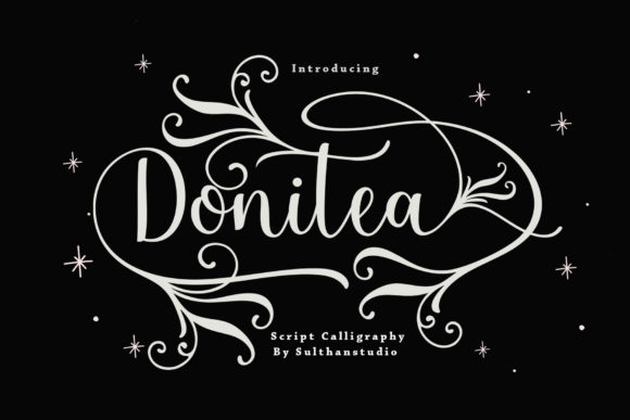 Donitea Script: A Modern Handwritten Typeface for Web