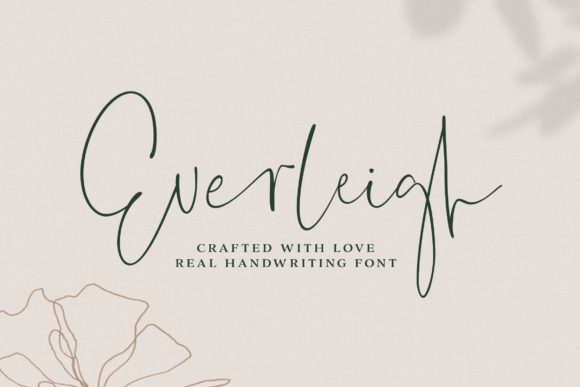 Everleigh Script: A Timeless Handwritten Font for Makers