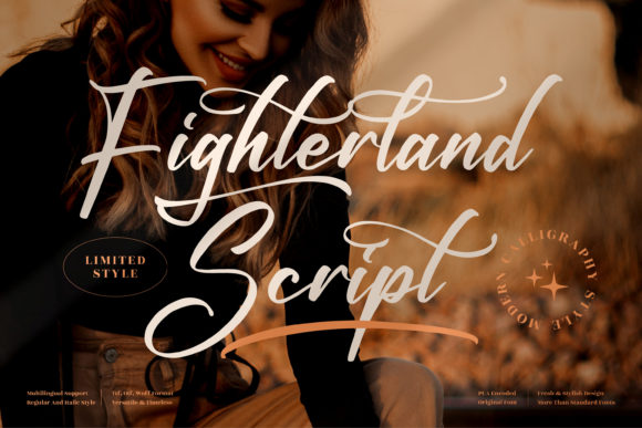 Fighterland Script: A Premium Font for Web Design
