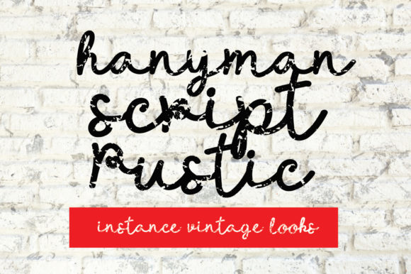 Handyman Script Rustic: A Typeface for Bold Branding
