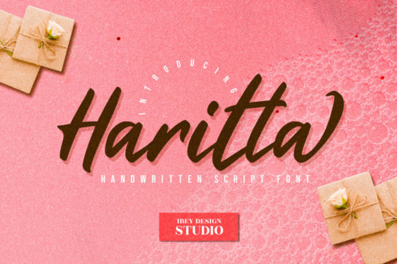 Haritta Script: A Creative Font for Brand Identity