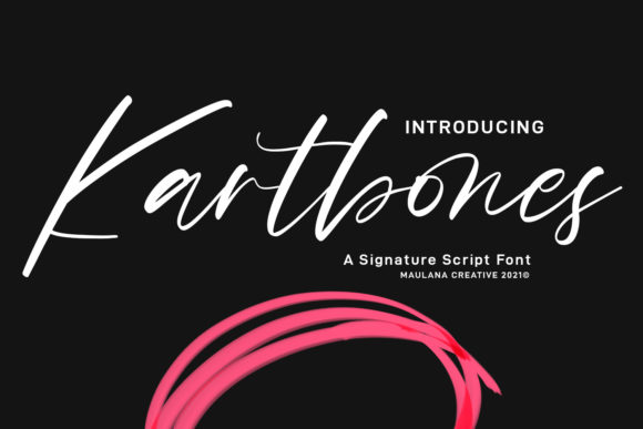 Kartbones Script: A Whimsical Font for Your Brand