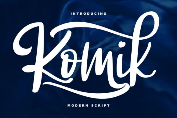 Komik Script: A Vintage Typeface for Modern Editorial Design