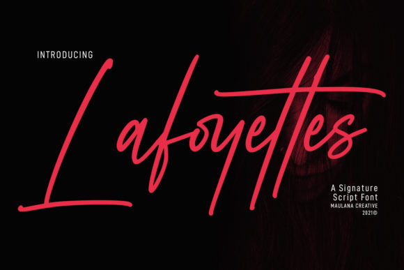 Lafoyettes Script: A Relaxed Handwritten Font for Makers