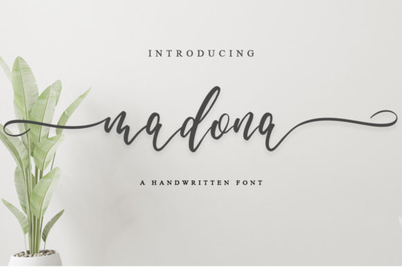 Madona Script: A Premium Font for Digital Brands