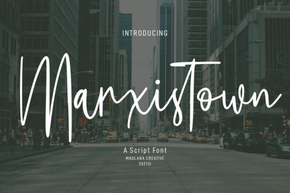 Marxistown Script: A Premium Font for Polished Branding