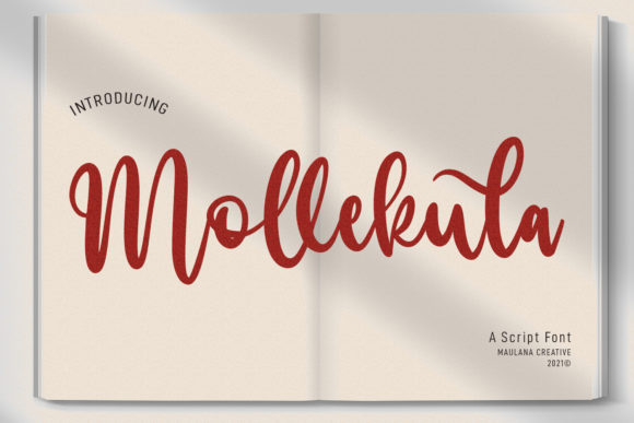 Mollekula Script: A Premium Handwritten Typeface for Web