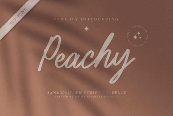 Peachy Script: A Modern Typeface for Elegant Branding