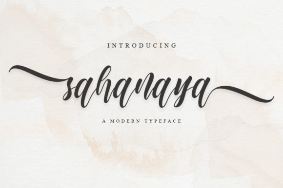 Sahanaya Script: The Handwritten Font for Campaigns