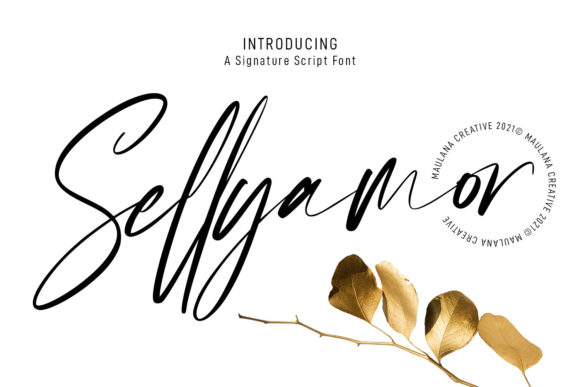 Sellyamor Script: A Handwritten Font for Branding