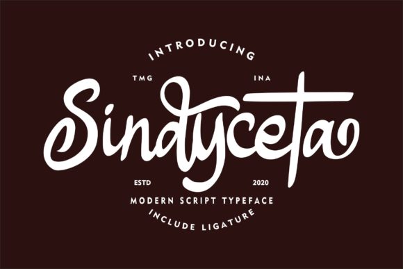 Sindyceta Script: A Vintage Font for Modern Campaigns