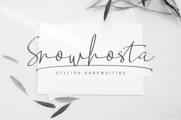 Snowhosta Script: A Premium Font for Your Brand
