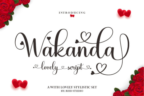Wakanda Script: A Playful Typeface for Brand Identity