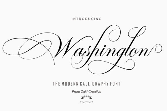 Washington Script: A Refined Typeface for Branding