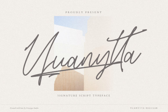Yuanytta Script: A Delicate Typeface for Elegant Branding